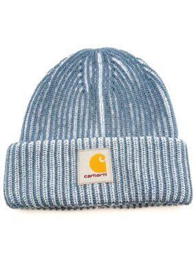 Carhartt Heavy Rib Knit Beanie Fold-up Cuff Thundercloud Acrylic Style #105560